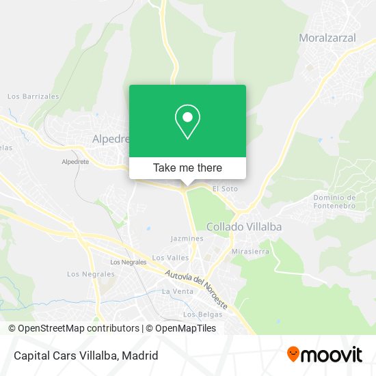 mapa Capital Cars Villalba