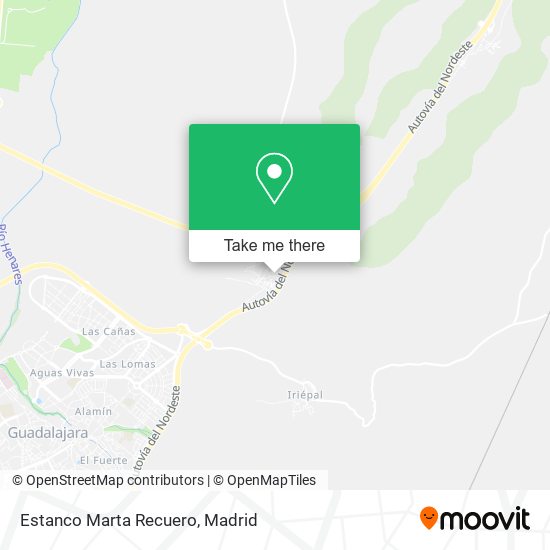 Estanco Marta Recuero map