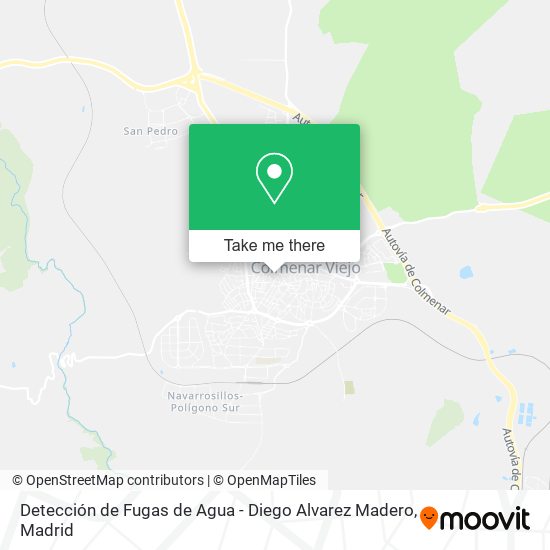 Detección de Fugas de Agua - Diego Alvarez Madero map