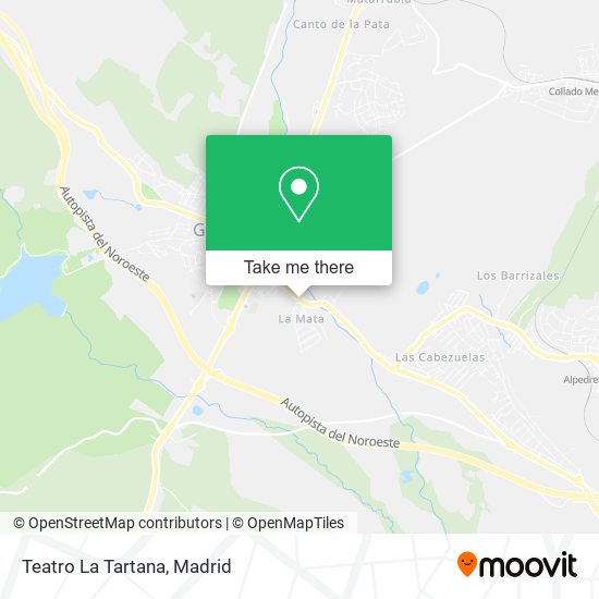 mapa Teatro La Tartana