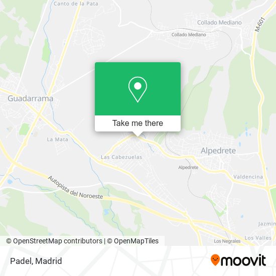 Padel map