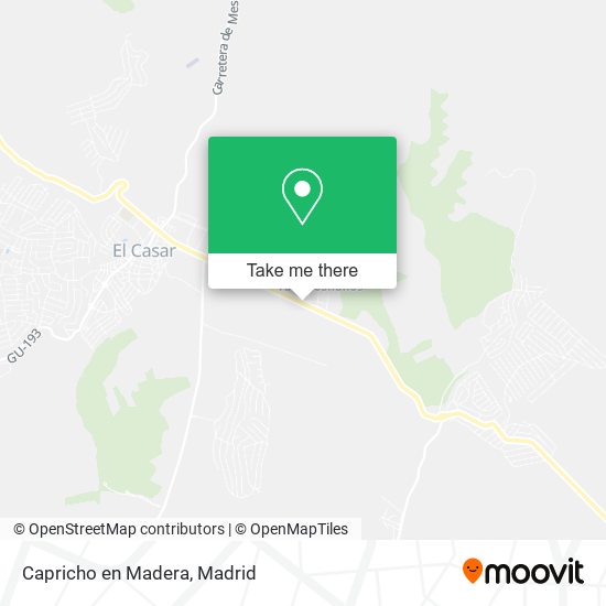 Capricho en Madera map