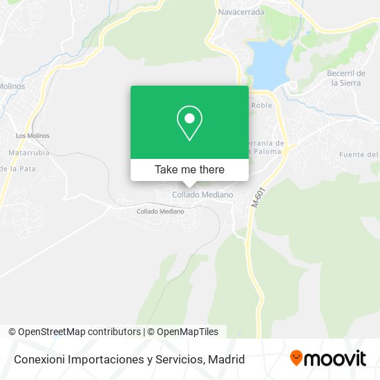 mapa Conexioni Importaciones y Servicios