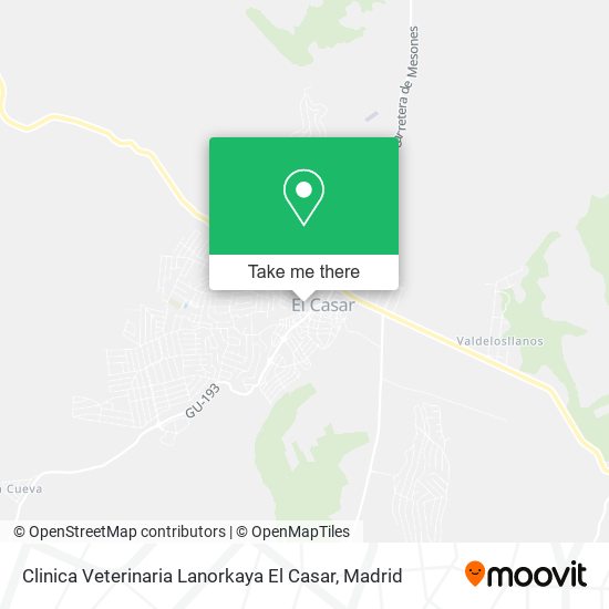 Clinica Veterinaria Lanorkaya El Casar map