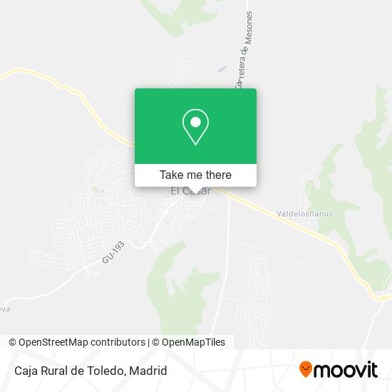 Caja Rural de Toledo map