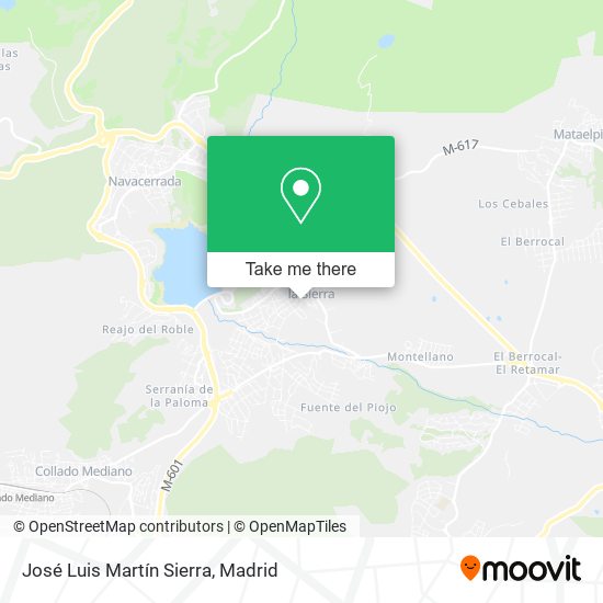 José Luis Martín Sierra map