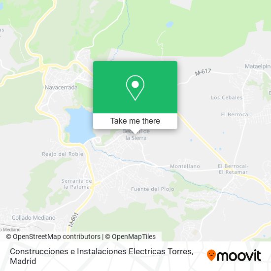 Construcciones e Instalaciones Electricas Torres map