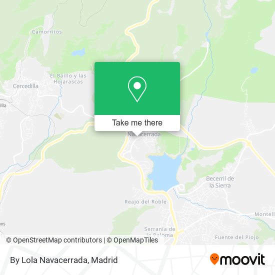 By Lola Navacerrada map