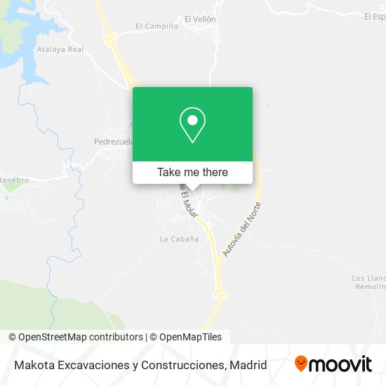 Makota Excavaciones y Construcciones map