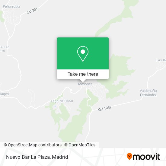 mapa Nuevo Bar La Plaza