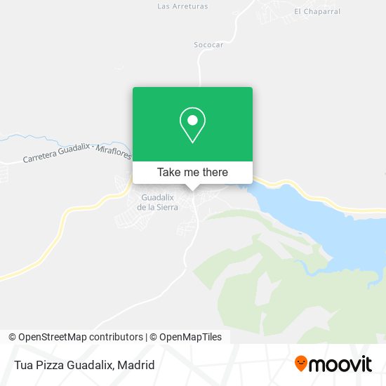 Tua Pizza Guadalix map