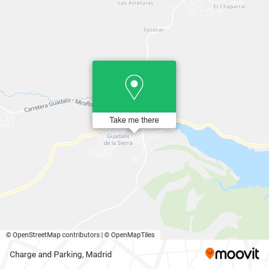 mapa Charge and Parking