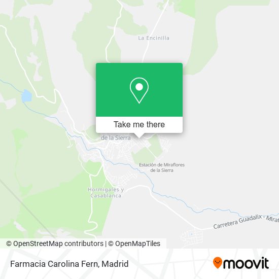 Farmacia Carolina Fern map