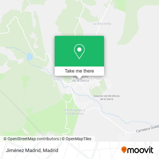 Jiménez Madrid map