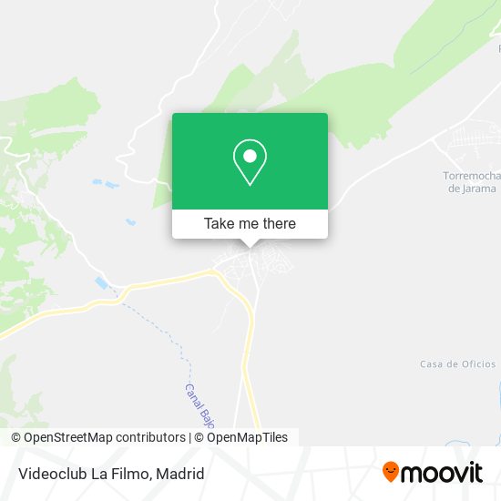 Videoclub La Filmo map