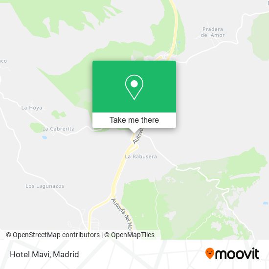 Hotel Mavi map