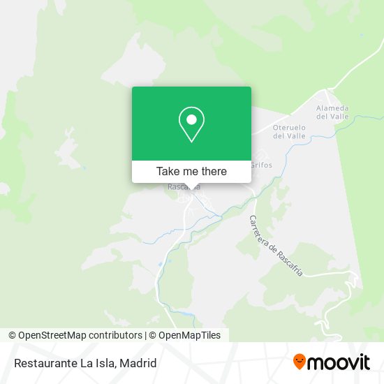 mapa Restaurante La Isla