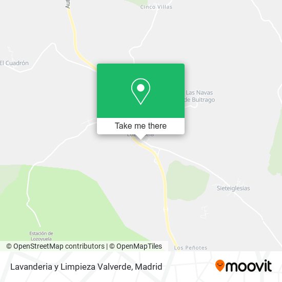 Lavanderia y Limpieza Valverde map