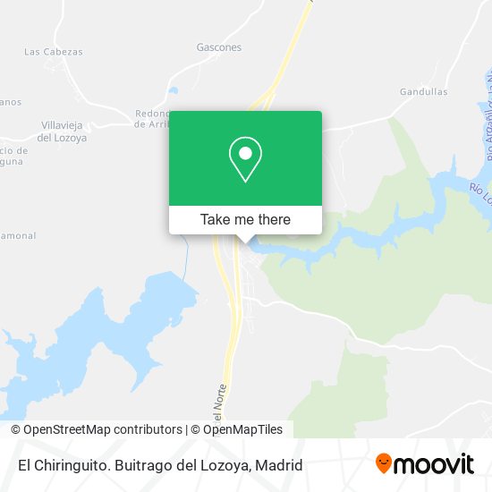 El Chiringuito. Buitrago del Lozoya map