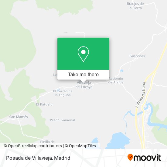 Posada de Villavieja map