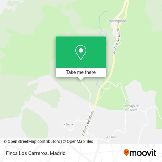 Finca Los Carreros map