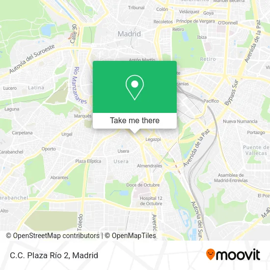 C.C. Plaza Río 2 map