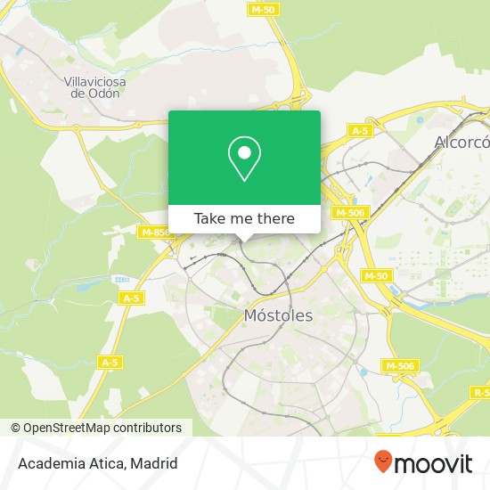 mapa Academia Atica