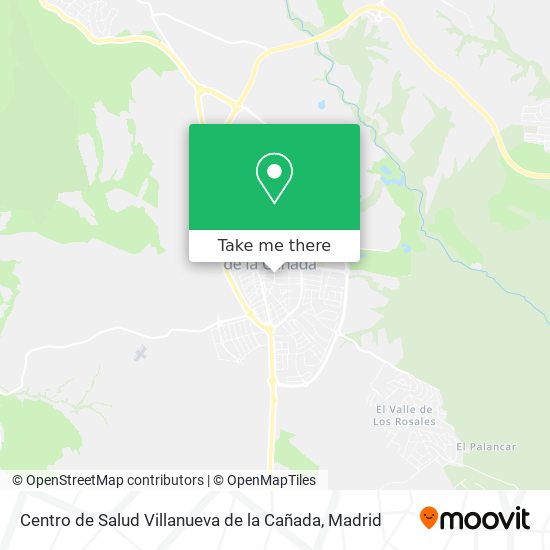 Centro de Salud Villanueva de la Cañada map