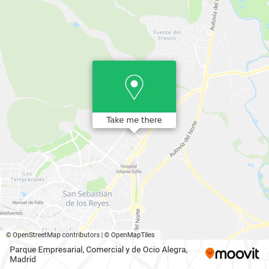Parque Empresarial, Comercial y de Ocio Alegra map