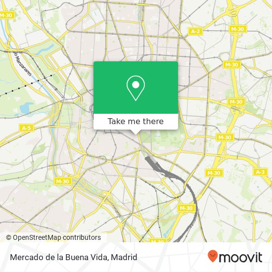 Mercado de la Buena Vida map