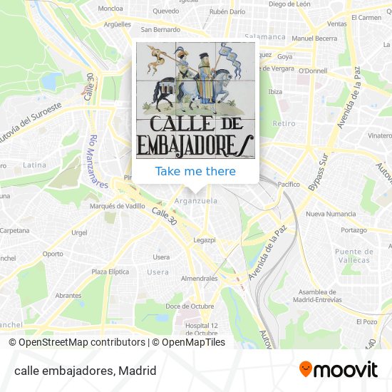 calle embajadores map