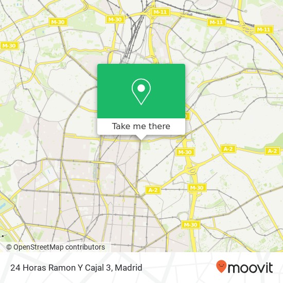 24 Horas Ramon Y Cajal 3 map