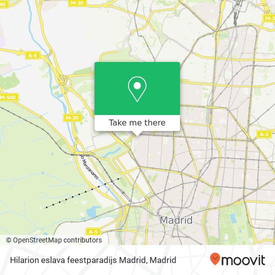 mapa Hilarion eslava feestparadijs Madrid