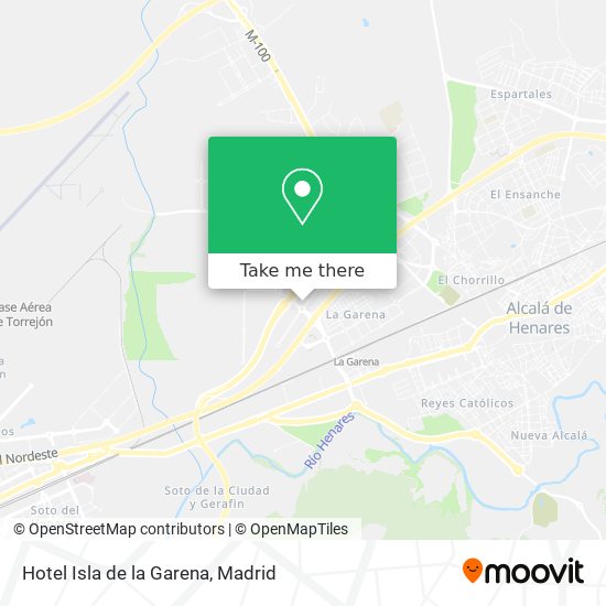 Hotel Isla de la Garena map