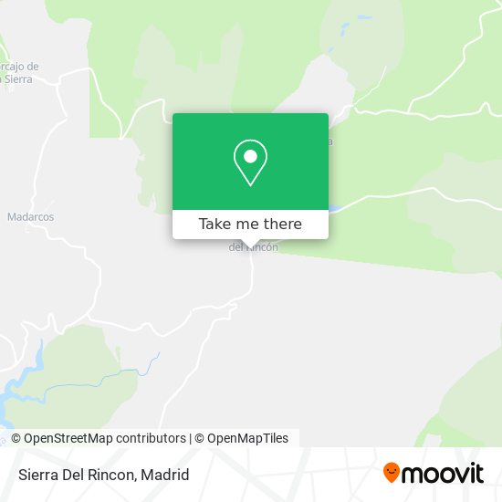 Sierra Del Rincon map