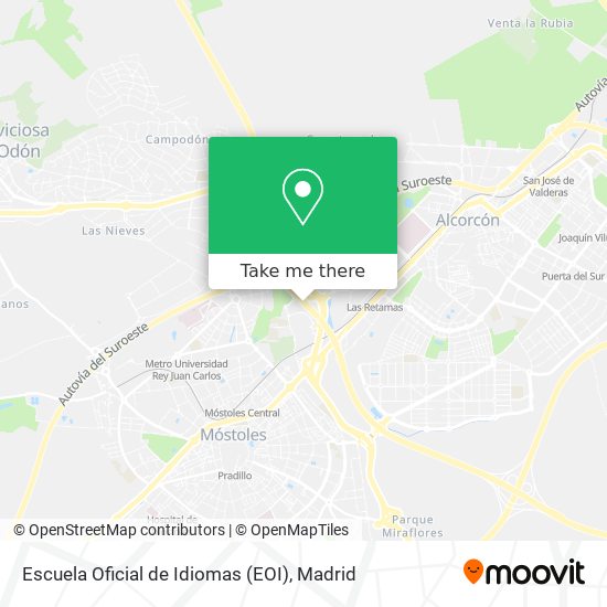 Escuela Oficial de Idiomas (EOI) map