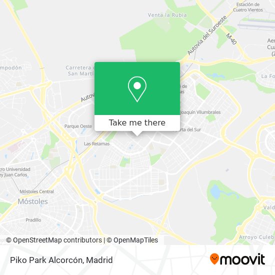 Piko Park Alcorcón map