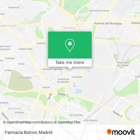 Farmacia Butron map