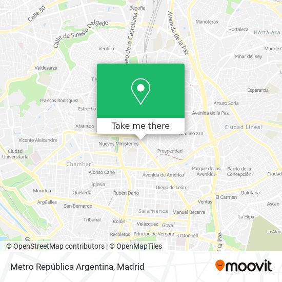 mapa Metro República Argentina
