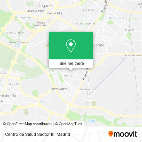 Centro de Salud Sector III map