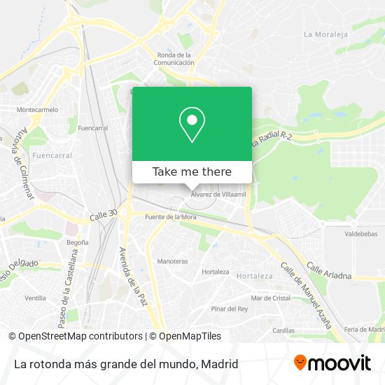 La rotonda más grande del mundo map