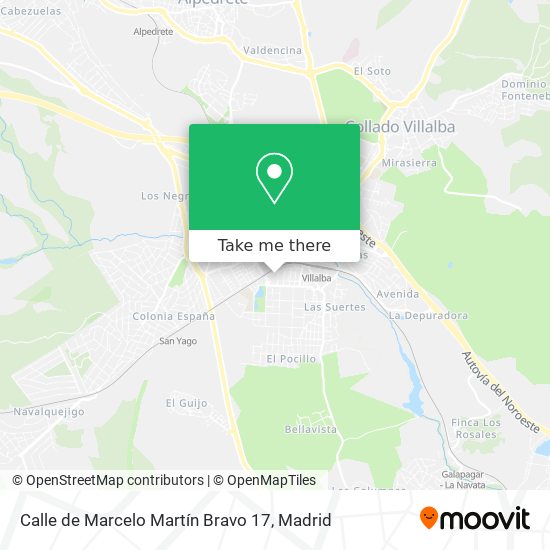 Calle de Marcelo Martín Bravo 17 map