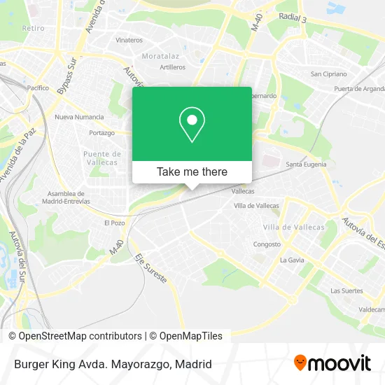 Burger King Avda. Mayorazgo map