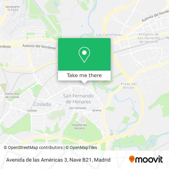 Avenida de las Américas 3, Nave B21 map