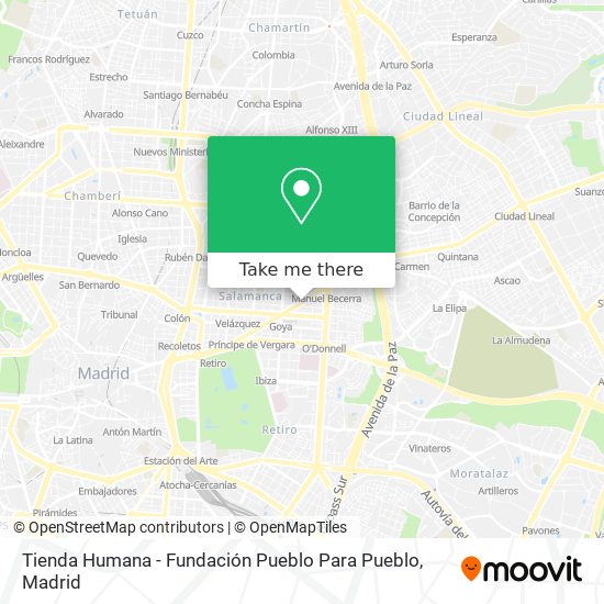 mapa Tienda Humana - Fundación Pueblo Para Pueblo