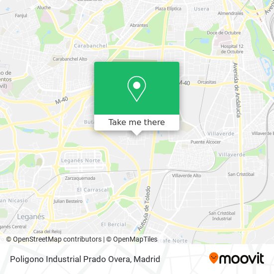 Poligono Industrial Prado Overa map