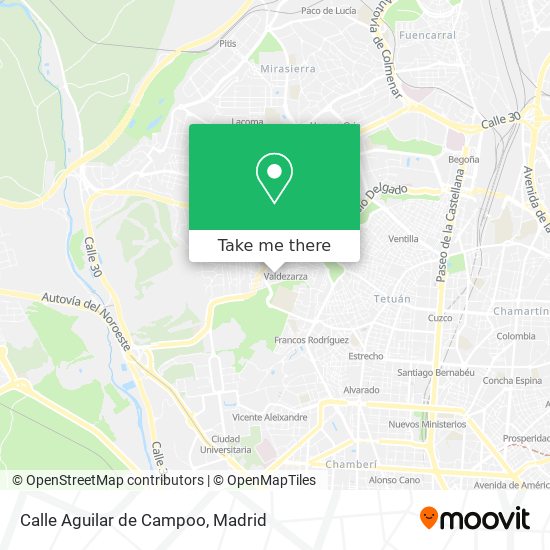 Calle Aguilar de Campoo map
