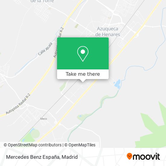 Mercedes Benz España map