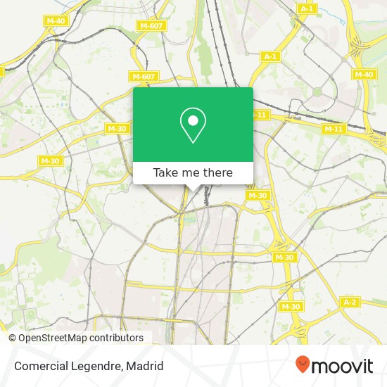 Comercial Legendre map