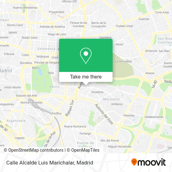 mapa Calle Alcalde Luis Marichalar